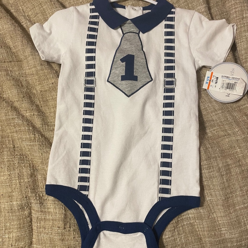 1 year old birthday onesie for boy